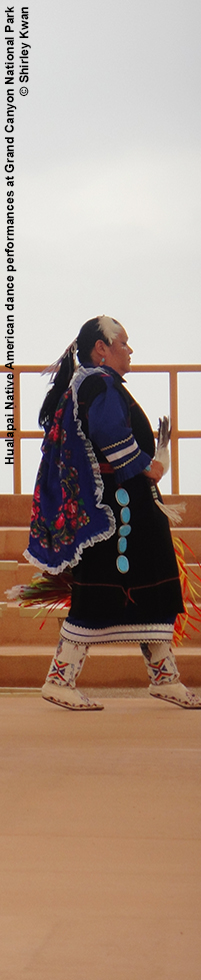 American Indian dancers at Grand Canyon National Park © Shirley Kwan